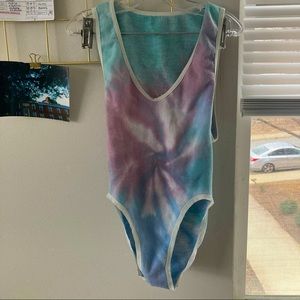 Tie-dye Out From Under bodysuit